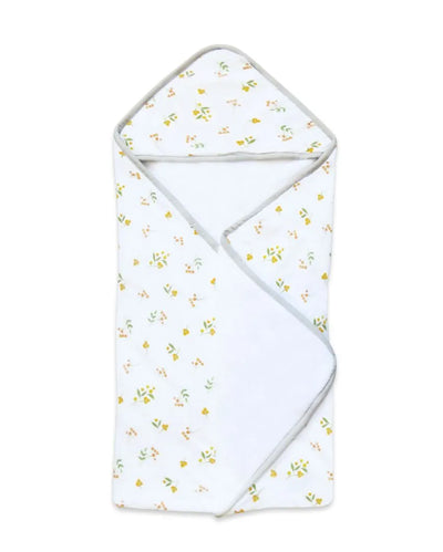 Fall Berries Printed Cotton Hooded Towel