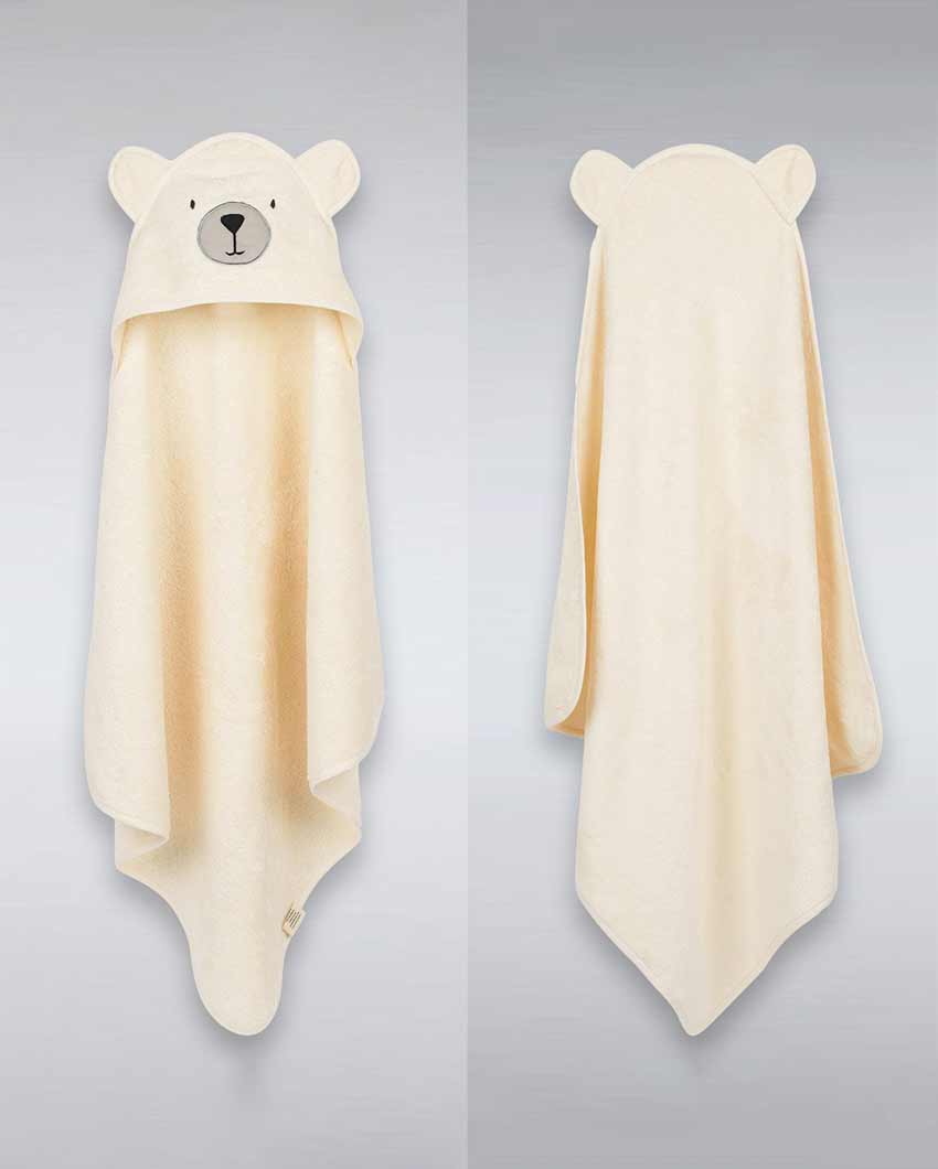 Teddy Bear Soft Cotton Hooded Towel