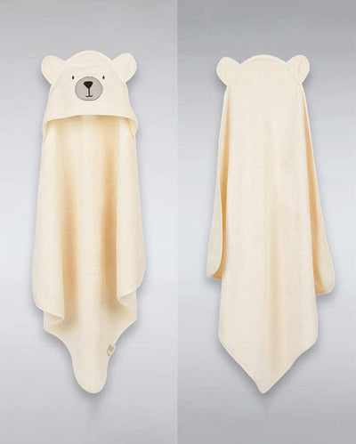 Teddy Bear Soft Cotton Hooded Towel