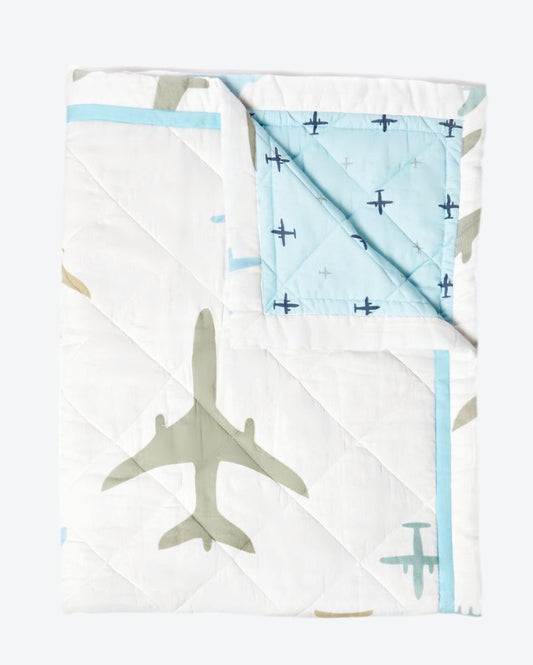 Dream Wings Organic Cotton Quilt | 42 x 42 inches