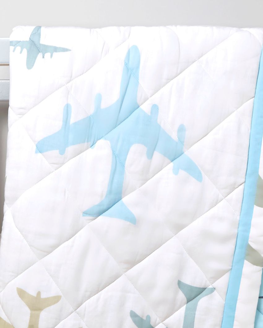 Dream Wings Organic Cotton Quilt | 42 x 42 inches