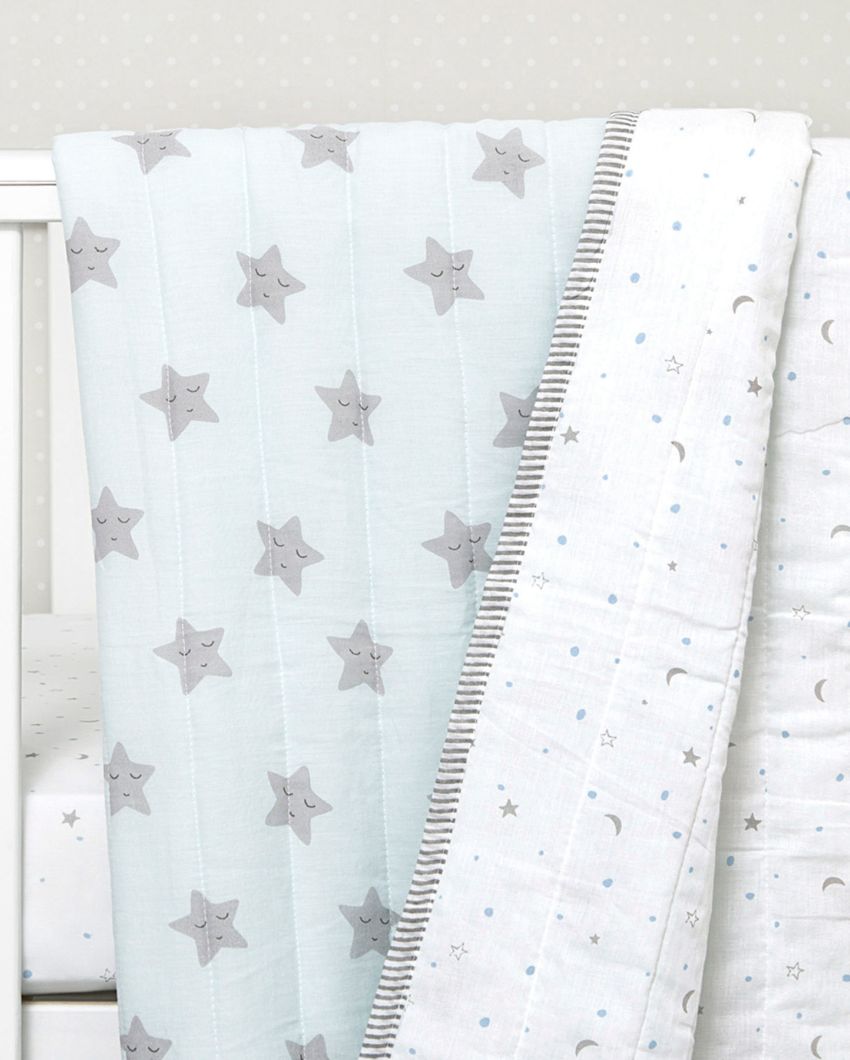 Sleepy Star Organic Cotton Quilt | 42 x 42 inches