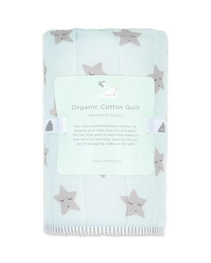 Sleepy Star Organic Cotton Quilt | 42 x 42 inches