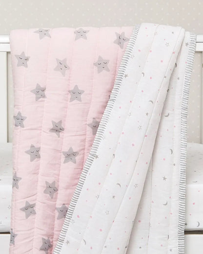 Sleepy Star Organic Cotton Quilt | 42 x 42 inches