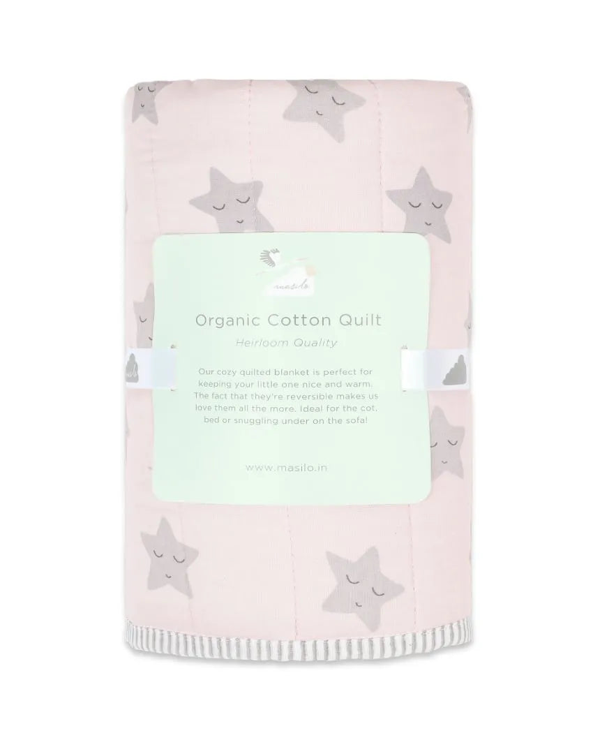 Sleepy Star Organic Cotton Quilt | 42 x 42 inches