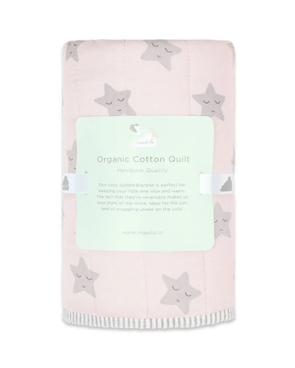 Sleepy Star Organic Cotton Quilt | 42 x 42 inches