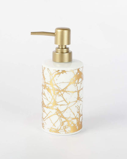 Premium Build White Shade Spider Design Soap Dispenser | 3 x 7 inches