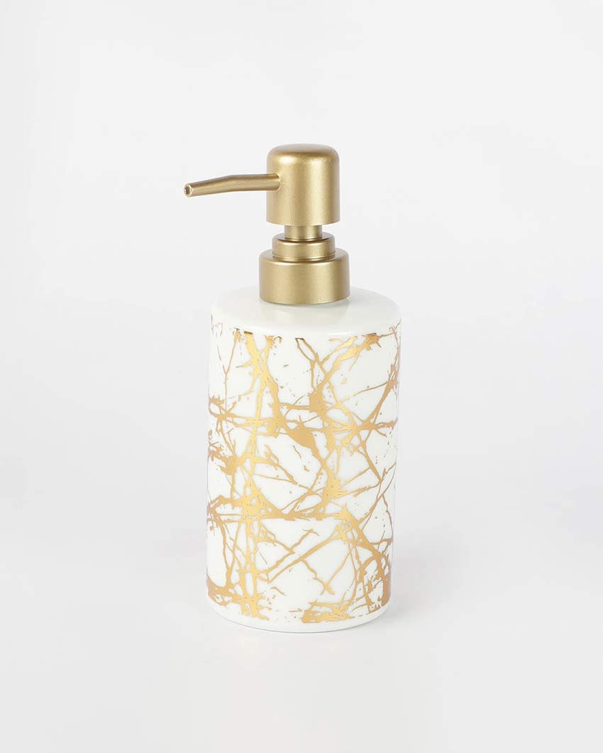 Premium Build White Shade Spider Design Soap Dispenser | 3 x 7 inches