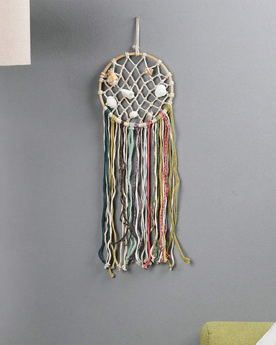 Elegant Design Multicolor Shade Dream Catcher Wall Hanging | 8 x 26 inches
