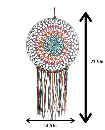 Beautiful Multicolor Shade Dream Catcher Wall Hanging | 15 x 28 inches