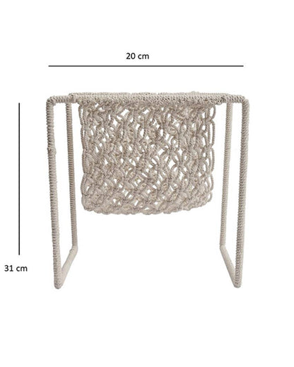 Elegant & Durable Macrame Organizer for Home & Office | 12 x 8 inches