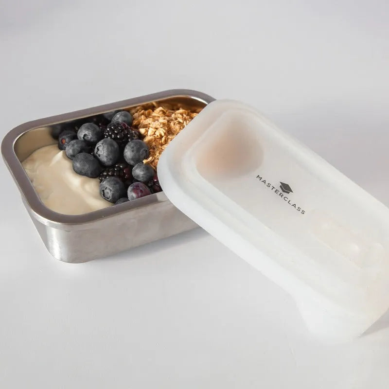 Stainless Steel Food Storage Container with Lid 500 ml