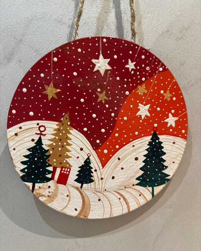 Festive Merry Christmas Wall Hanging | 6 inches