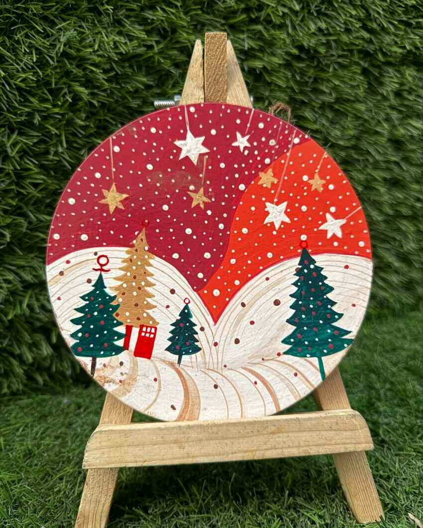 Festive Merry Christmas Wall Hanging | 6 inches