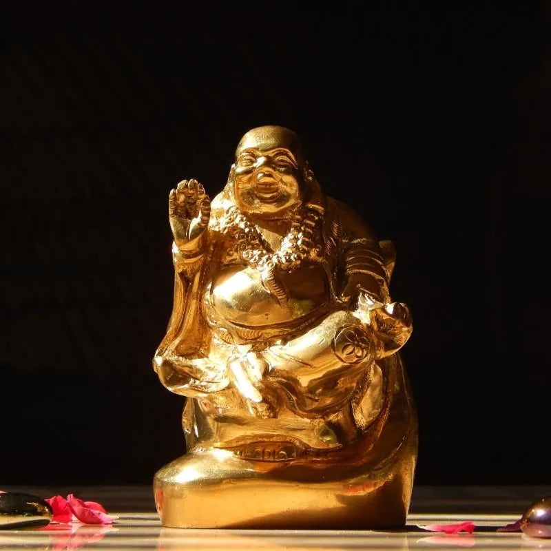 Laughing Buddha Idol Murti Statue | 5x3 Inch Default Title