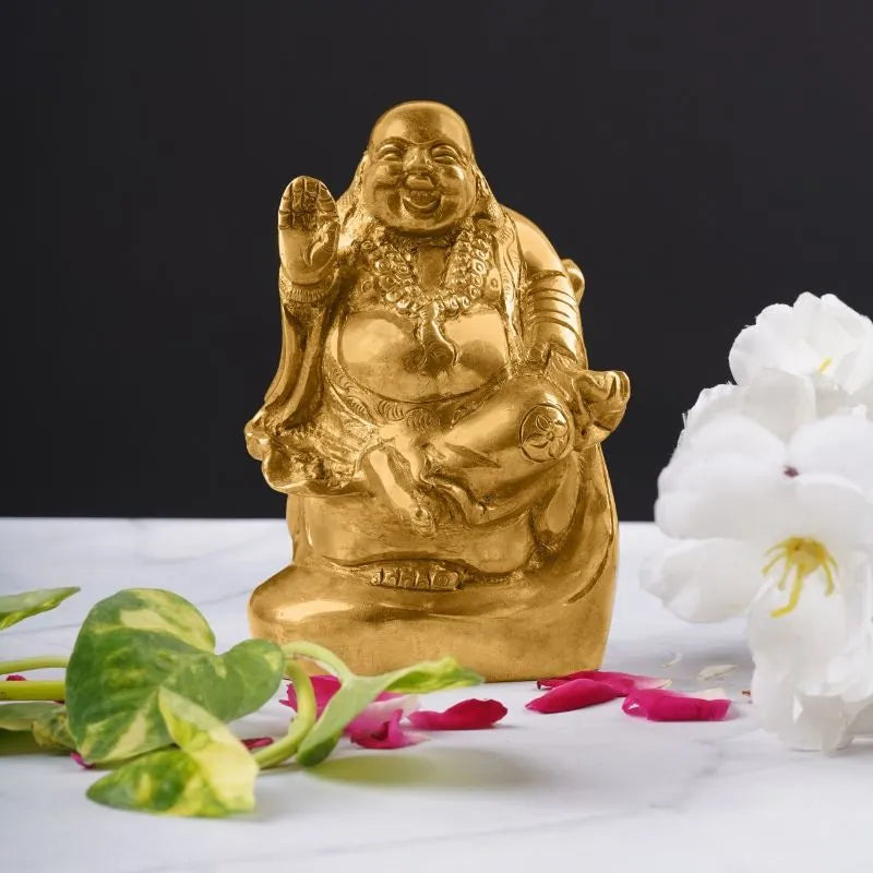 Laughing Buddha Idol Murti Statue | 5x3 Inch Default Title