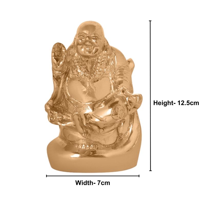 Laughing Buddha Idol Murti Statue | 5x3 Inch Default Title