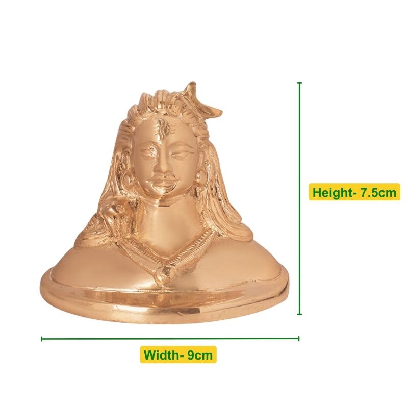 Antique Lord Shiva Adiyogi Idol Murti Statue | 3x4 Inch Default Title