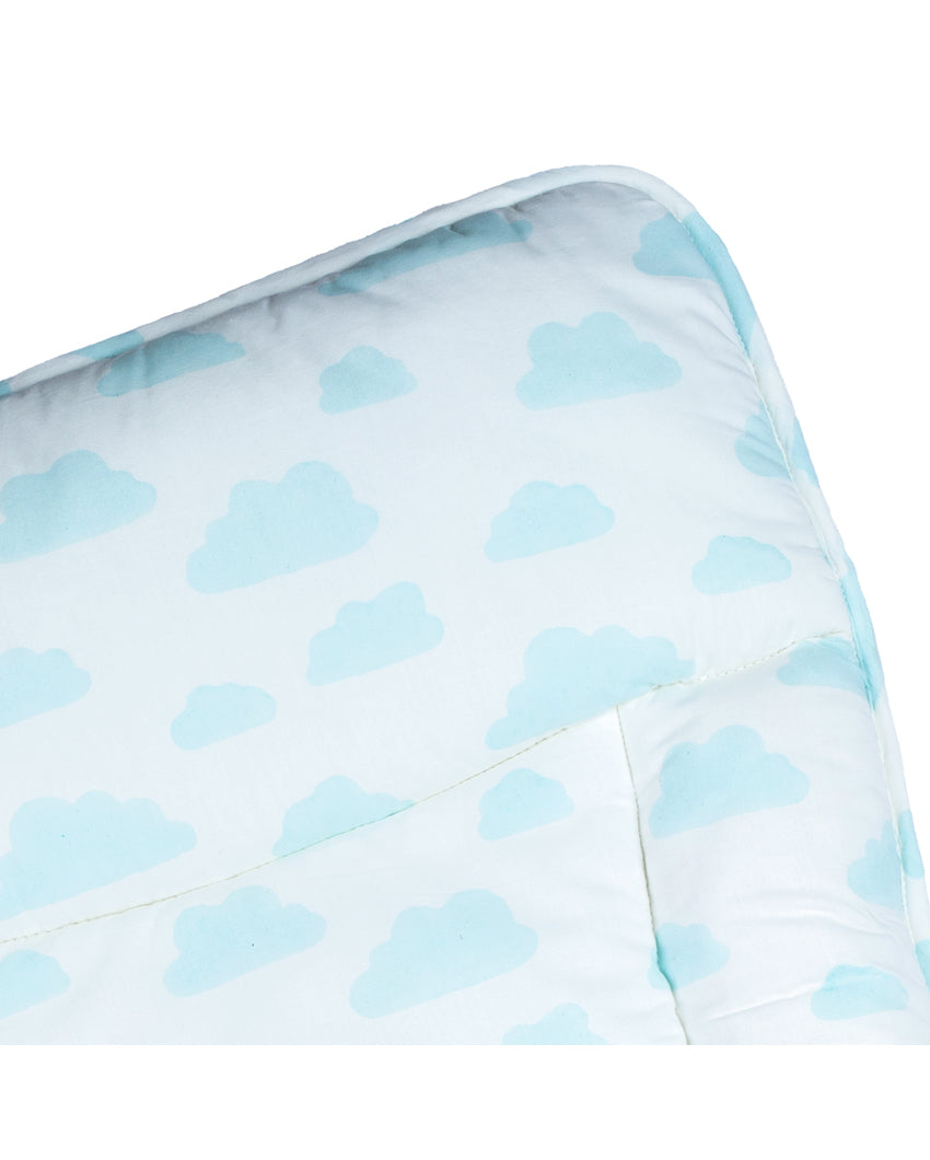 Calm Cloud Blue Changing Mat | 30 x 17 inches