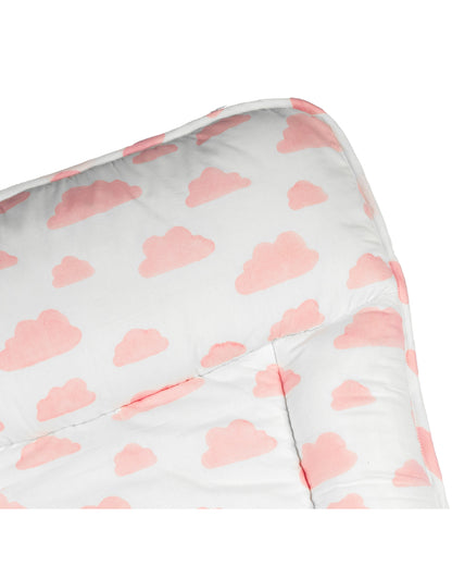 Cozy Cloud Pink Changing Mat | 30 x 17 inches