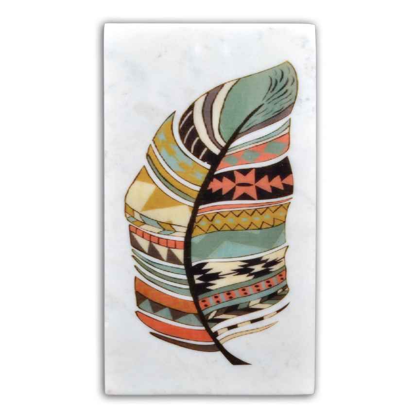 Premium Tribal Marble Wall Art | 8 x 14 inches