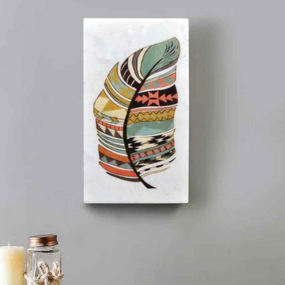 Premium Tribal Marble Wall Art | 8 x 14 inches