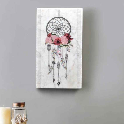 Decorative Dream Catcher Marble Wall Art | 8 x 14 inches