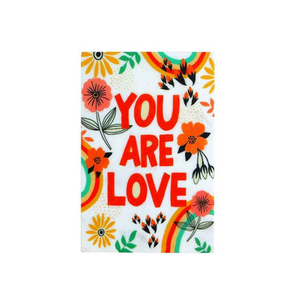 Mesmerizing You Are Love Marble Wall Art | 8 x 12 inches