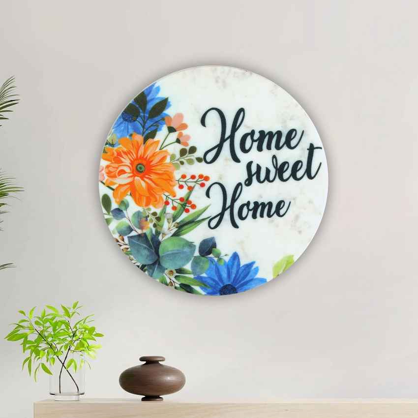 Even Home Sweet Home Marble Wall Art | 10 x 10 inches