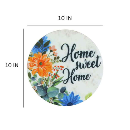 Even Home Sweet Home Marble Wall Art | 10 x 10 inches