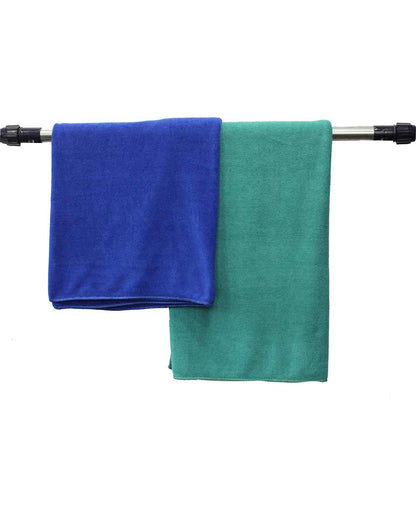 Multicolor Quick Dry Microfiber Bath Towels For Men & Women | Set Of 2 | 28 X 55 inches
