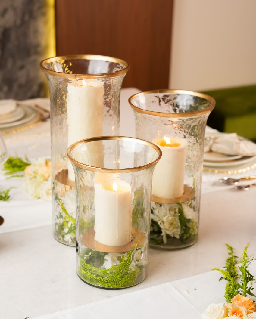 Magnifique Eye-Catchy Glass Candle Holder