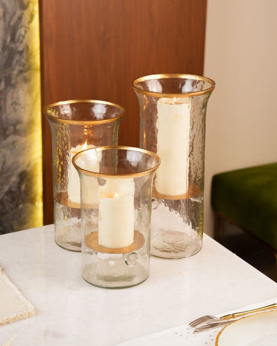 Magnifique Eye-Catchy Glass Candle Holder