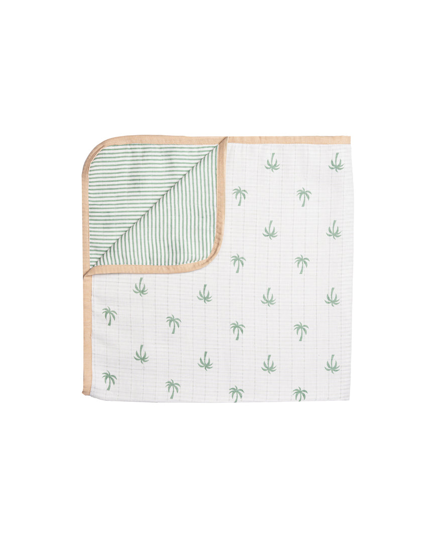 Lush Palm Mini Crib Cot Set | Pack of 4 | 27 x 27 inches