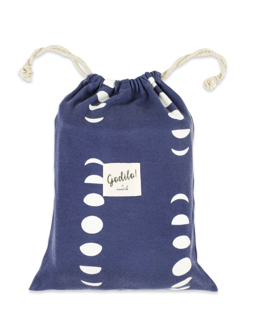 Luna Printed Godilo Ergonomic Organic Cotton Baby Carrier Wrap