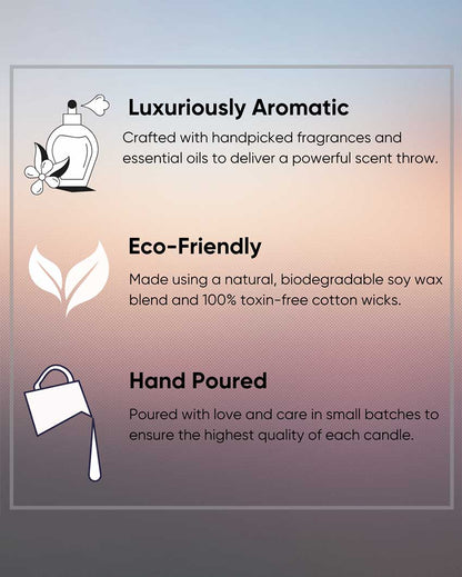 Motivation Glow Valentine Love Candles Vanilla Soy Wax Candle | 3 x 3 inches | 150ml