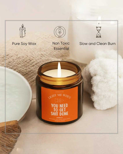 Motivation Glow Valentine Love Candles Vanilla Soy Wax Candle | 3 x 3 inches | 150ml