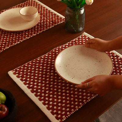 Cotton Tufted Placemats Set of 2