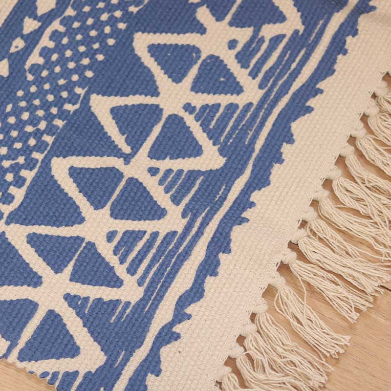 Royal Blue Accent Floor Mat | 34 x 21 inches