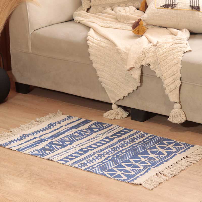 Royal Blue Accent Floor Mat | 34 x 21 inches