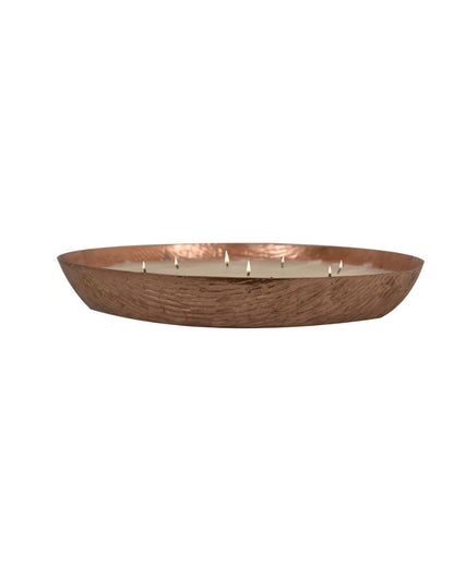 Roshni Scented Flavoured Wax Filled Metal Bowl Urli