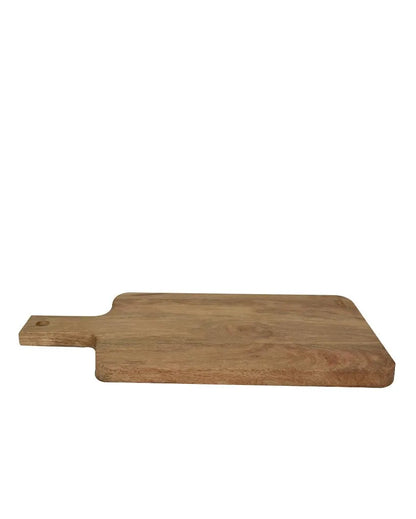 Aachman Wooden Rectangle Platter with Handle | 17.5 Inches