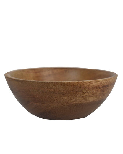 Aachman Snack Wooden Bowl | 10 Inches | 1L