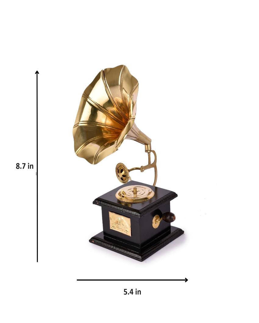 Antique Music Decorative Gramophone Showpiece | 5 x 4 inches