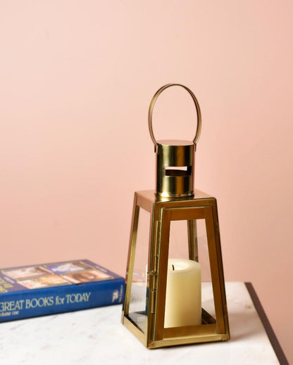 Stan Golden Glass Lantern | 5x 5 inches