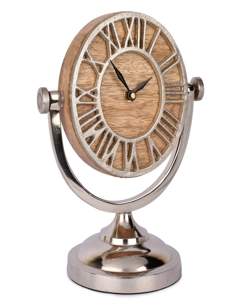 Gina Aluminum Table Clock | 9 Inches