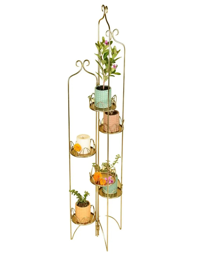 Soha Gold Finish Planter | 47 Inches