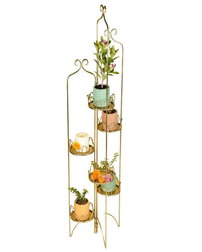 Soha Gold Finish Planter | 47 Inches