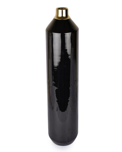 Rajni Black Metal Vase | Single