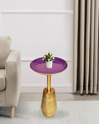 Purple Accent End Table | 20 inches